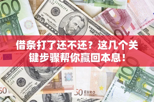 北京借条打了还不还？这几个关键步骤帮你赢回本息！