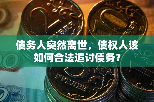 北京债务人突然离世，债权人该如何合法追讨债务？