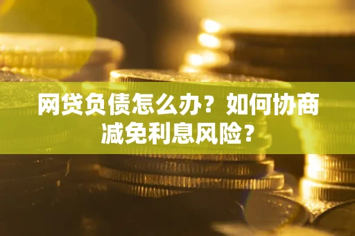 北京网贷负债怎么办？如何协商减免利息风险？