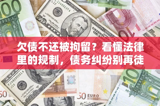 北京欠债不还被拘留？看懂法律里的规制，债务纠纷别再徒劳奔波