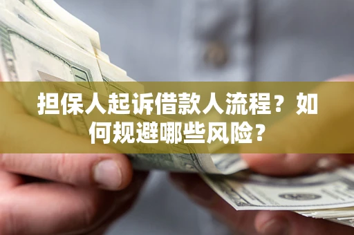 北京担保人起诉借款人流程？如何规避哪些风险？