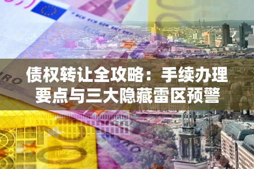 北京债权转让全攻略：手续办理要点与三大隐藏雷区预警