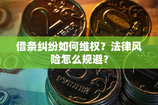 北京借条纠纷如何维权？法律风险怎么规避？